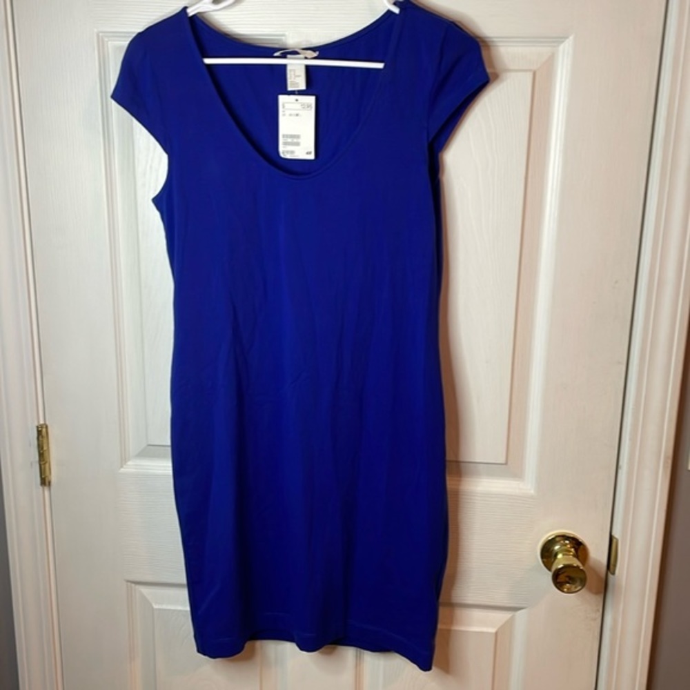 NWT H&M Medium Blue Mini Dress
